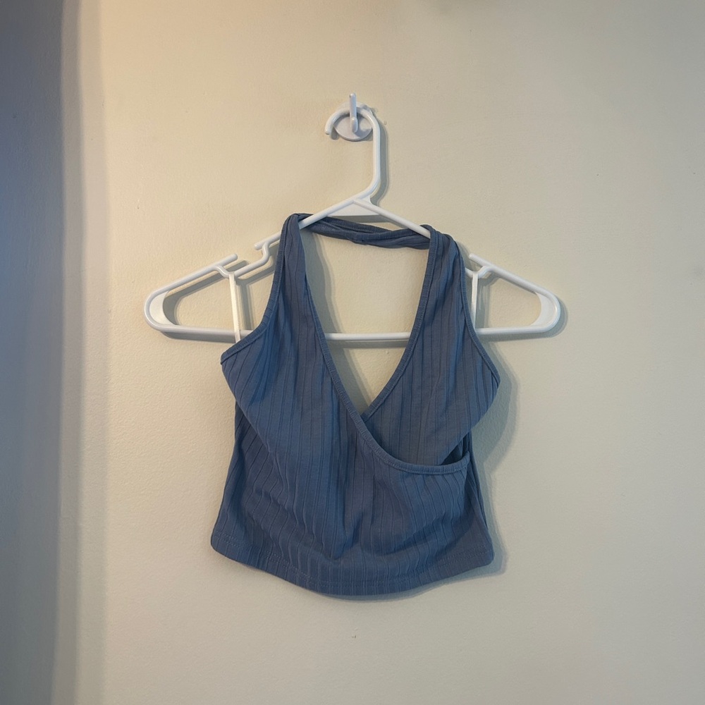 SHEIN cross halter tank top